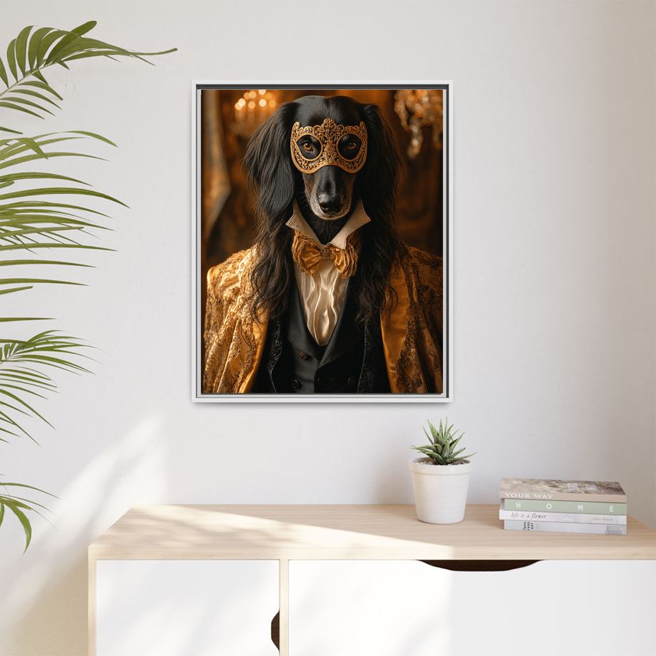 Framed 24x30 White context