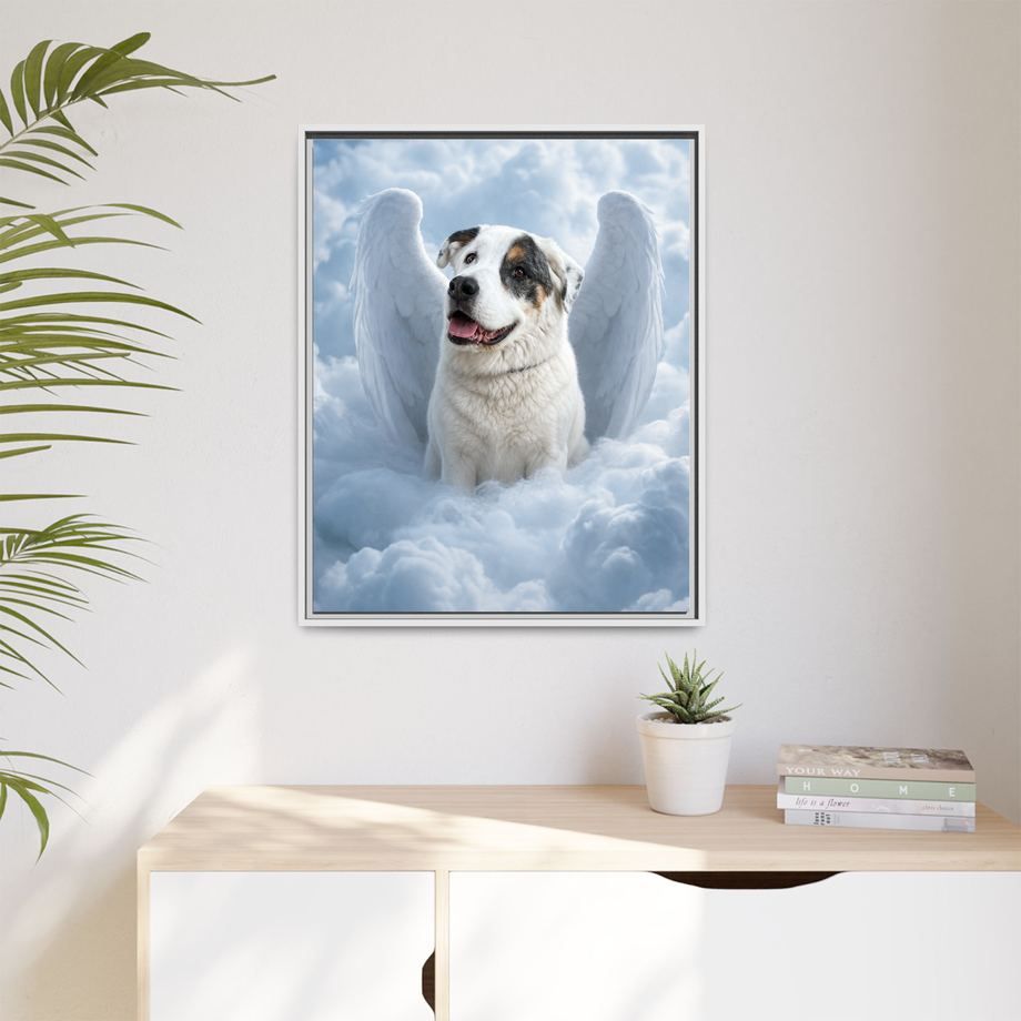 Framed 24x30 White context