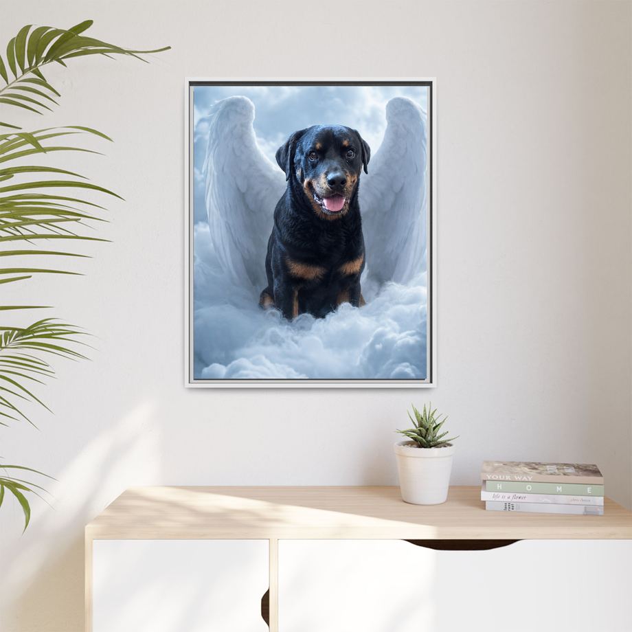 Framed 24x30 White context