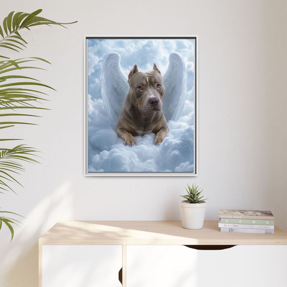 Framed 24x30 White context