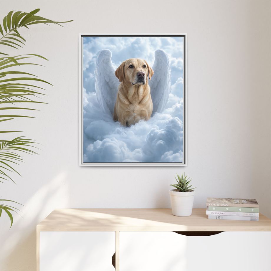 Framed 24x30 White context