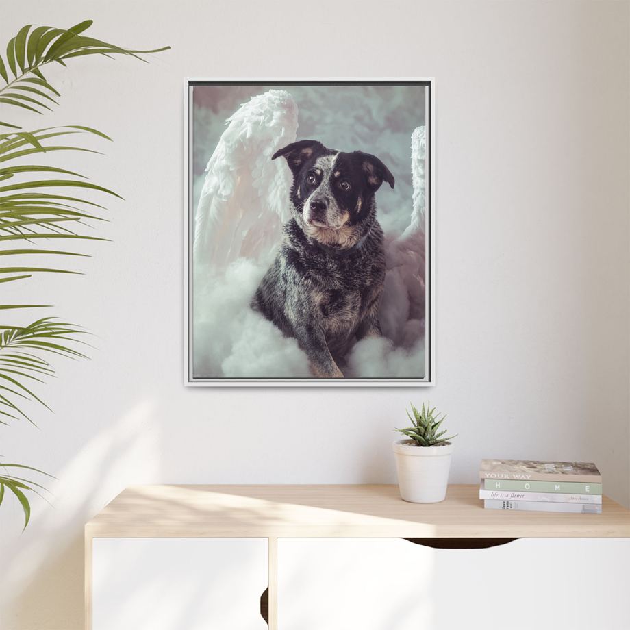 Framed 24x30 White context