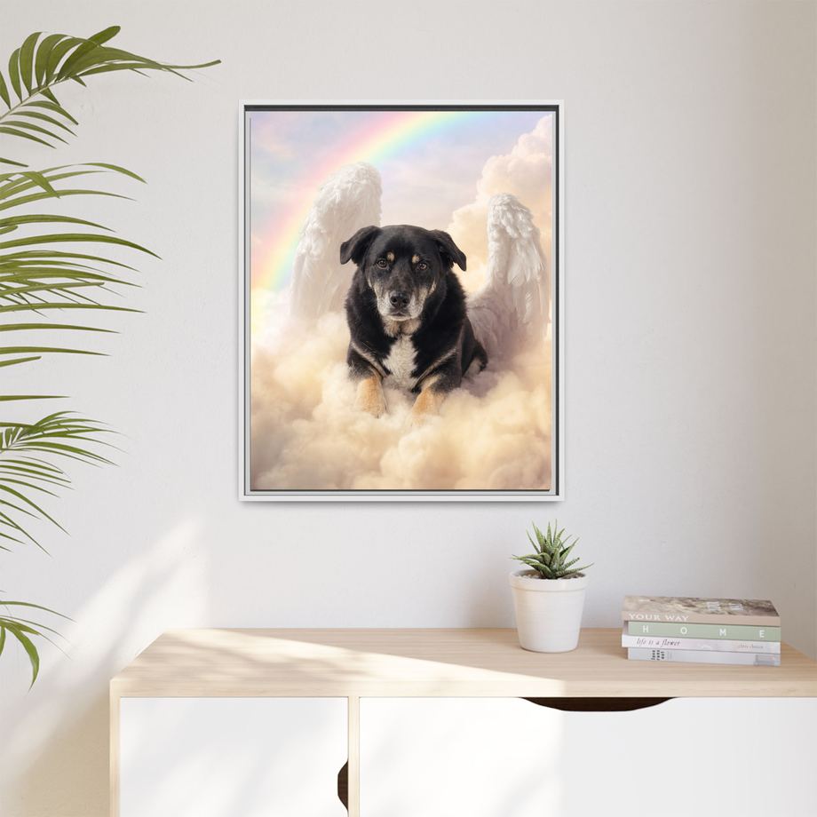 Framed 24x30 White context