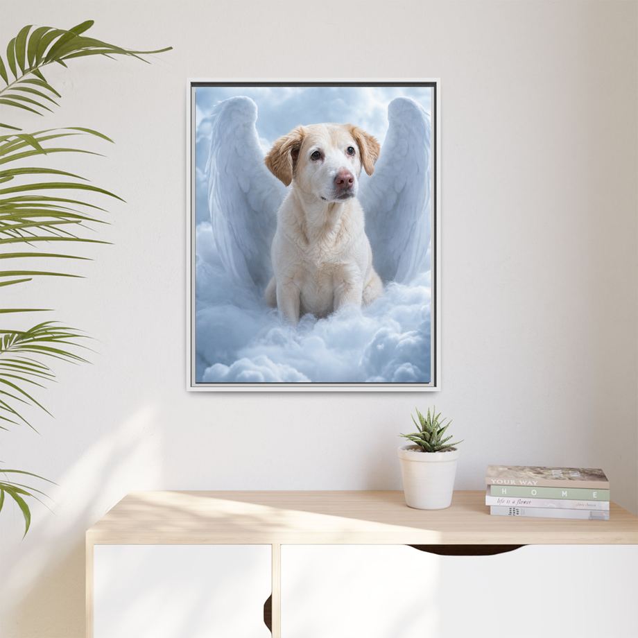 Framed 24x30 White context