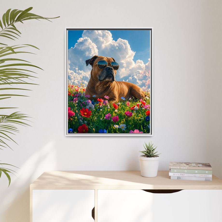 Framed 24x30 White context