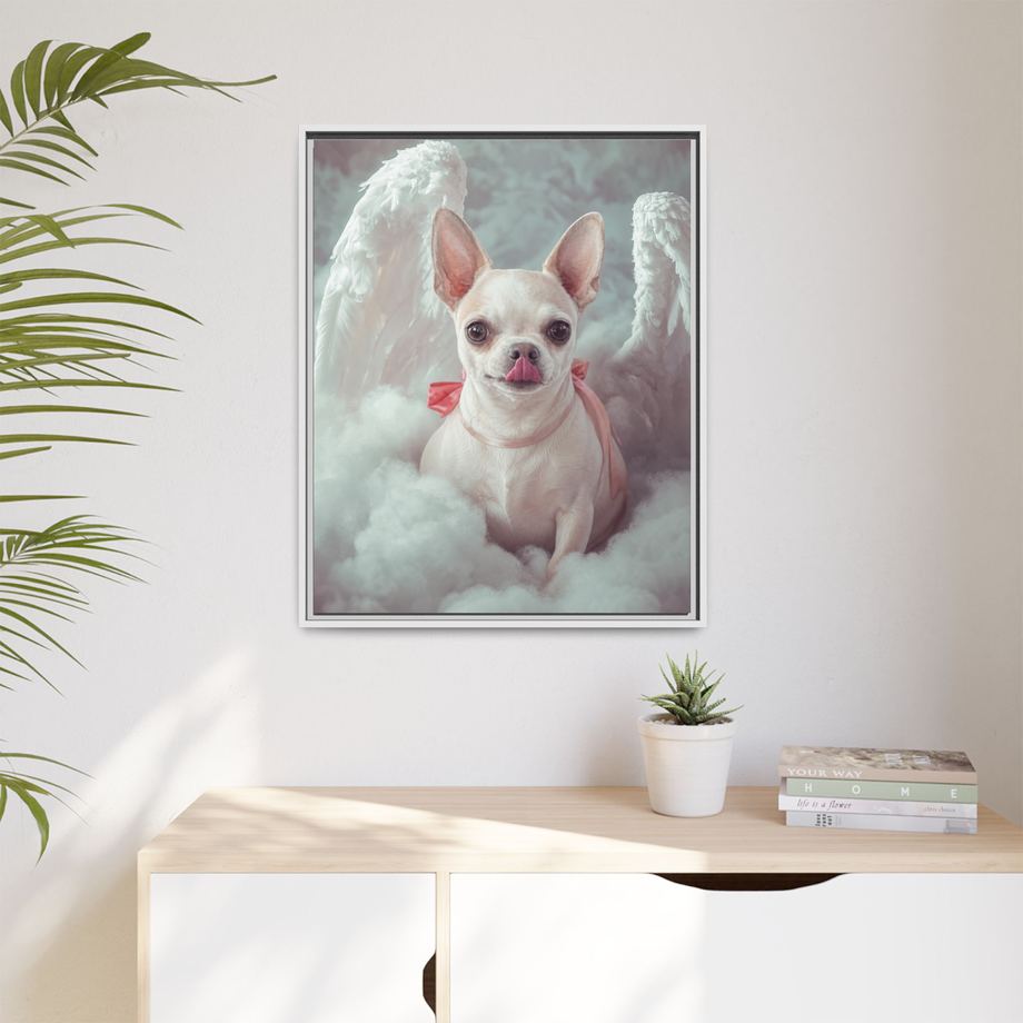 Framed 24x30 White context