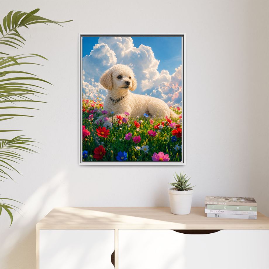 Framed 24x30 White context