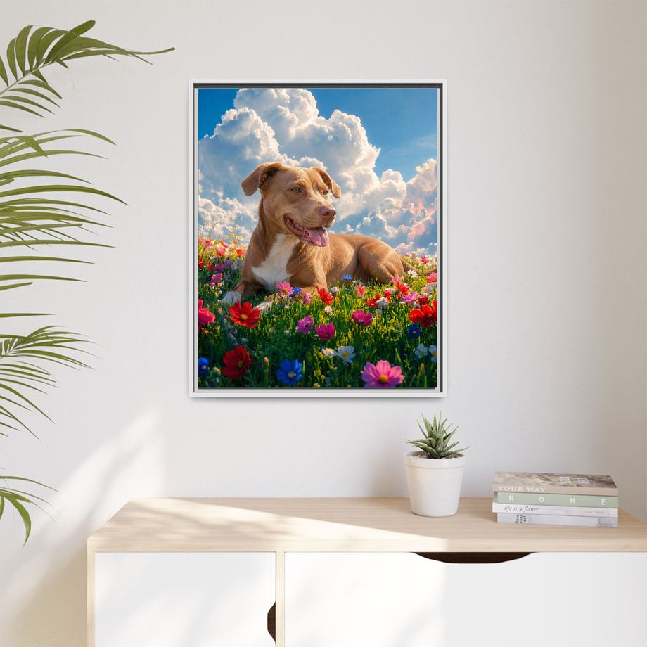 Framed 24x30 White context