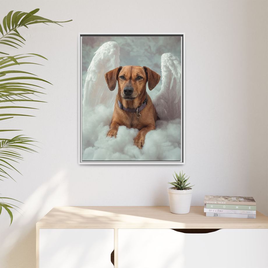 Framed 24x30 White context