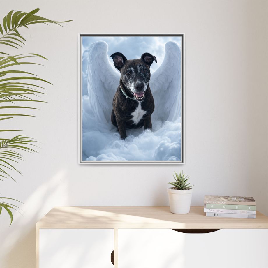 Framed 24x30 White context