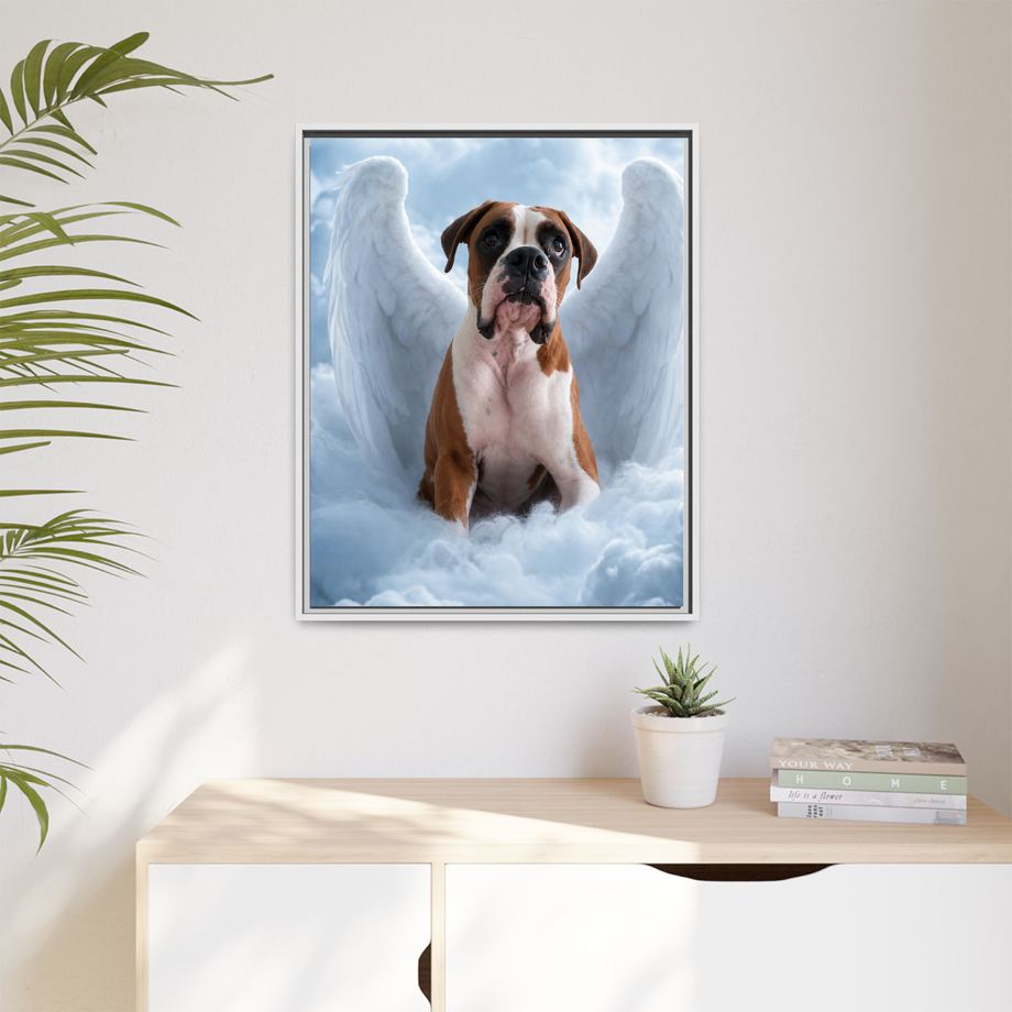 Framed 24x30 White context