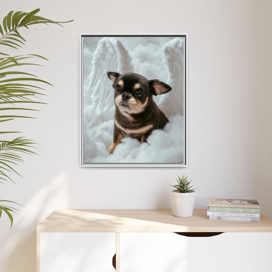 Framed 24x30 White context