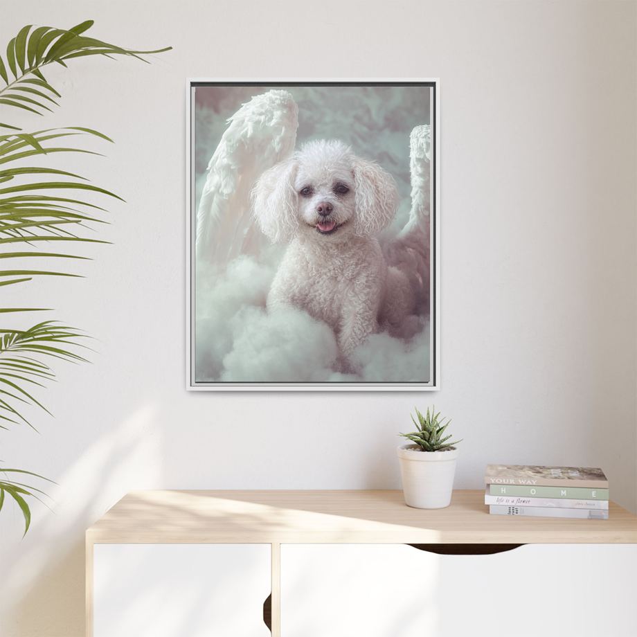 Framed 24x30 White context