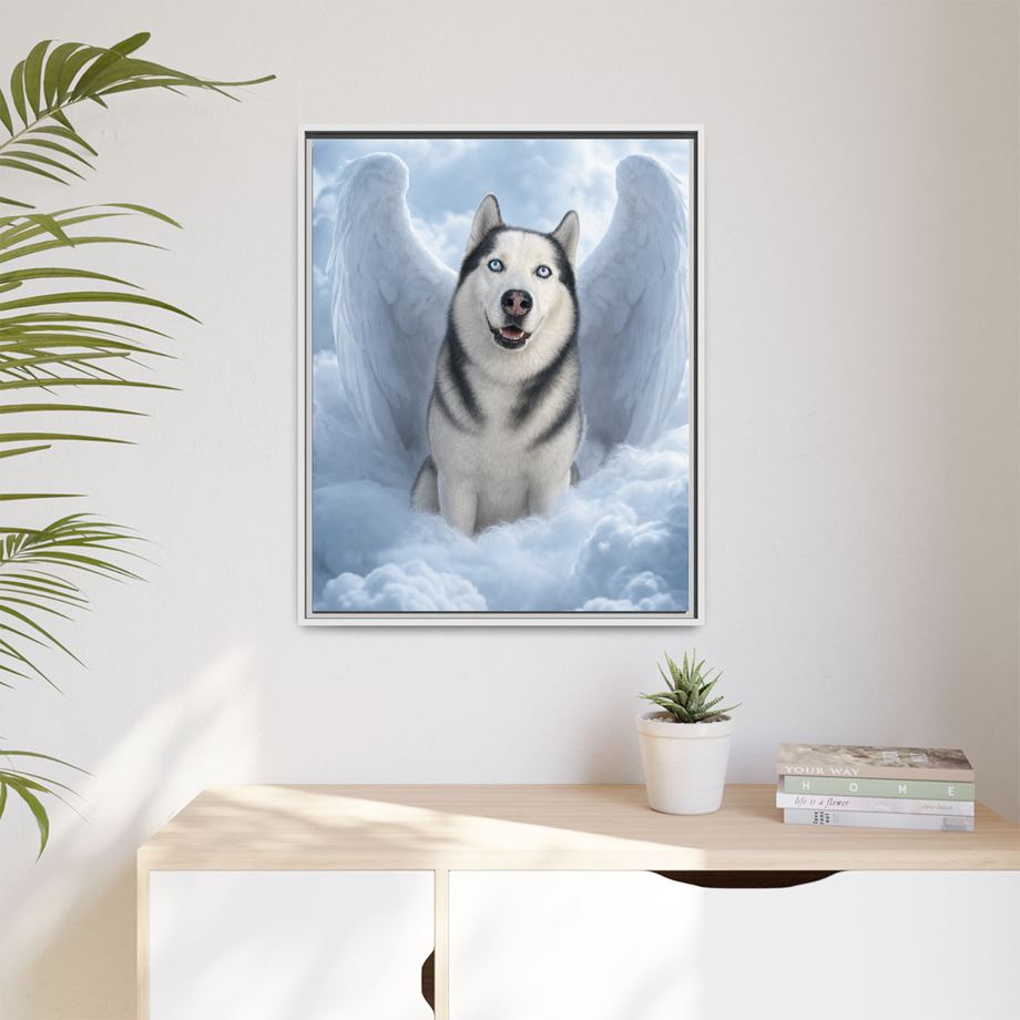 Framed 24x30 White context