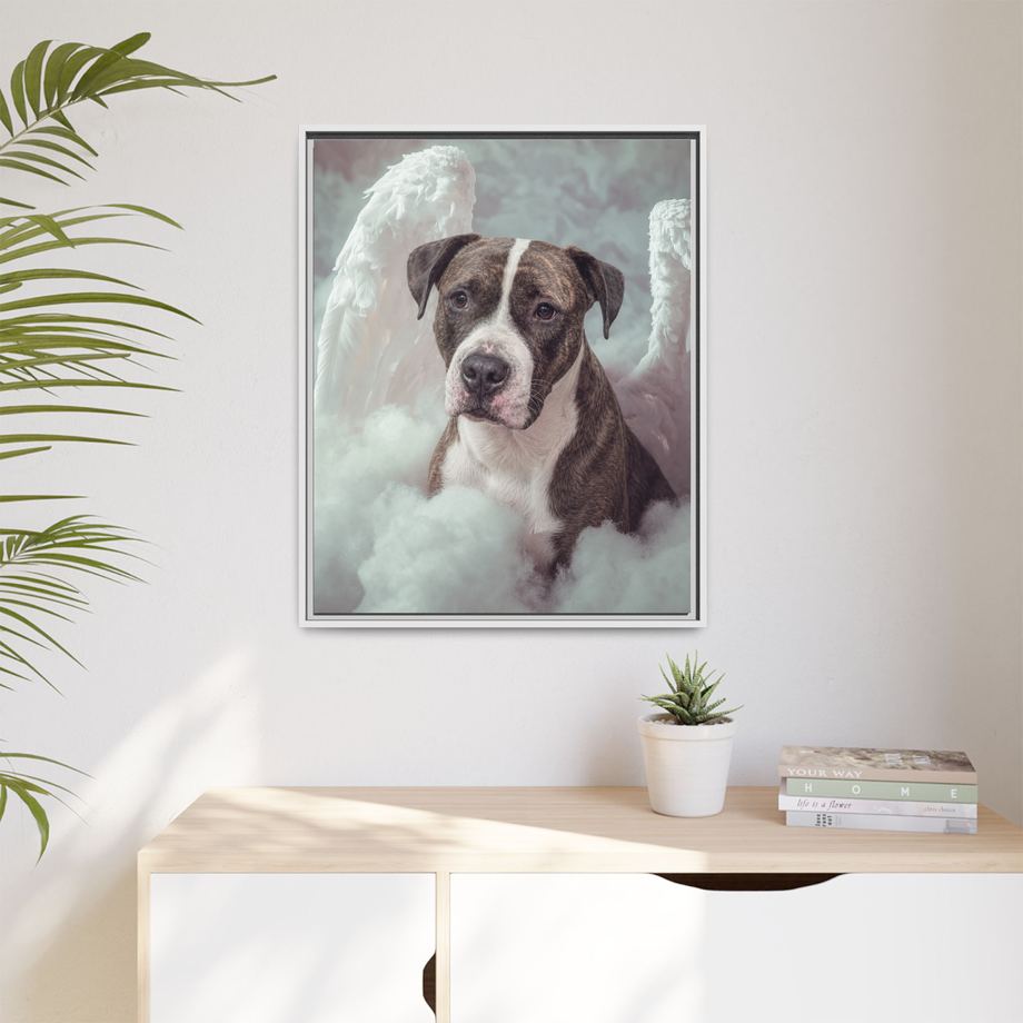 Framed 24x30 White context