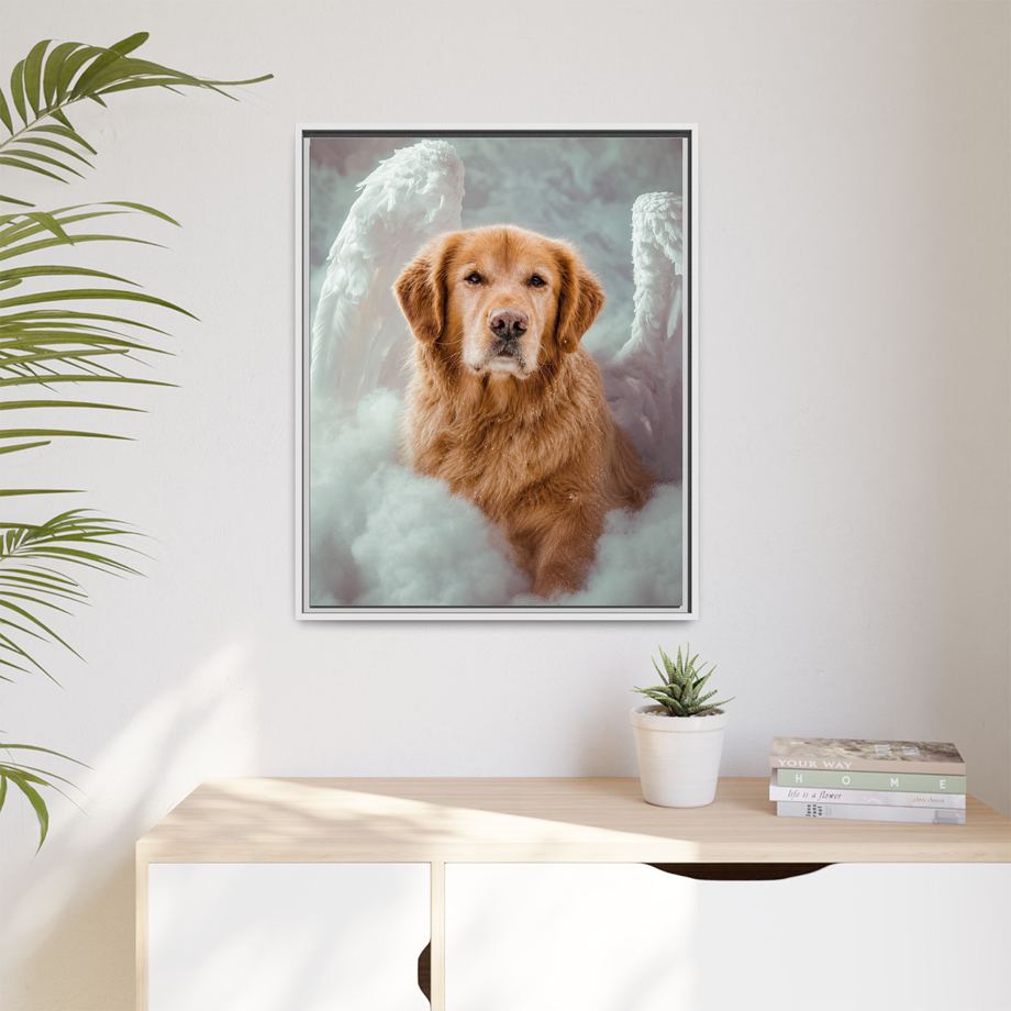 Framed 24x30 White context