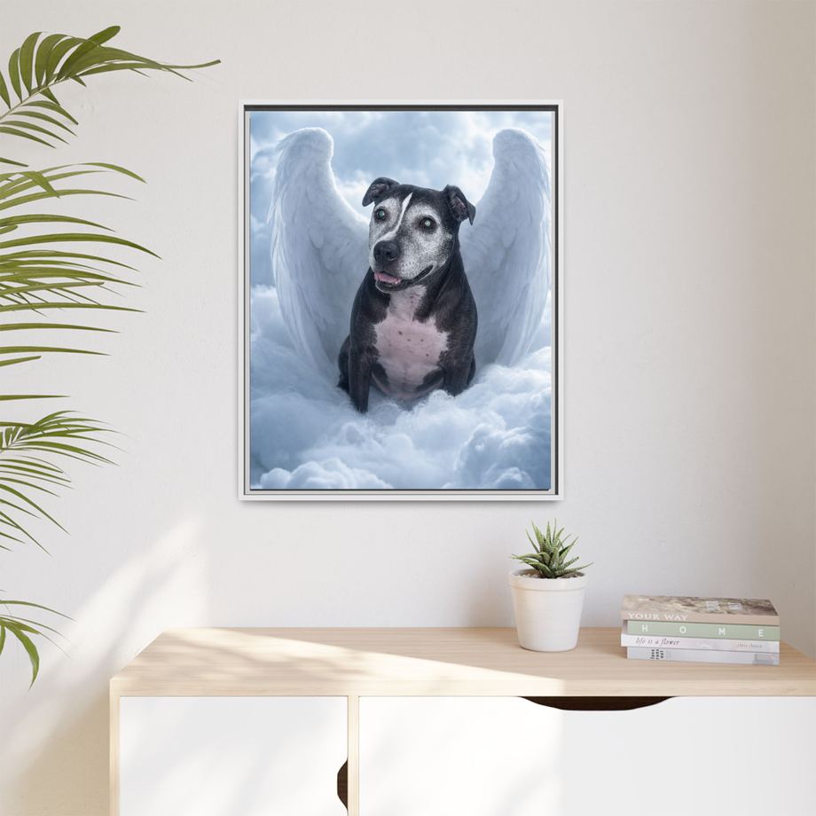 Framed 24x30 White context