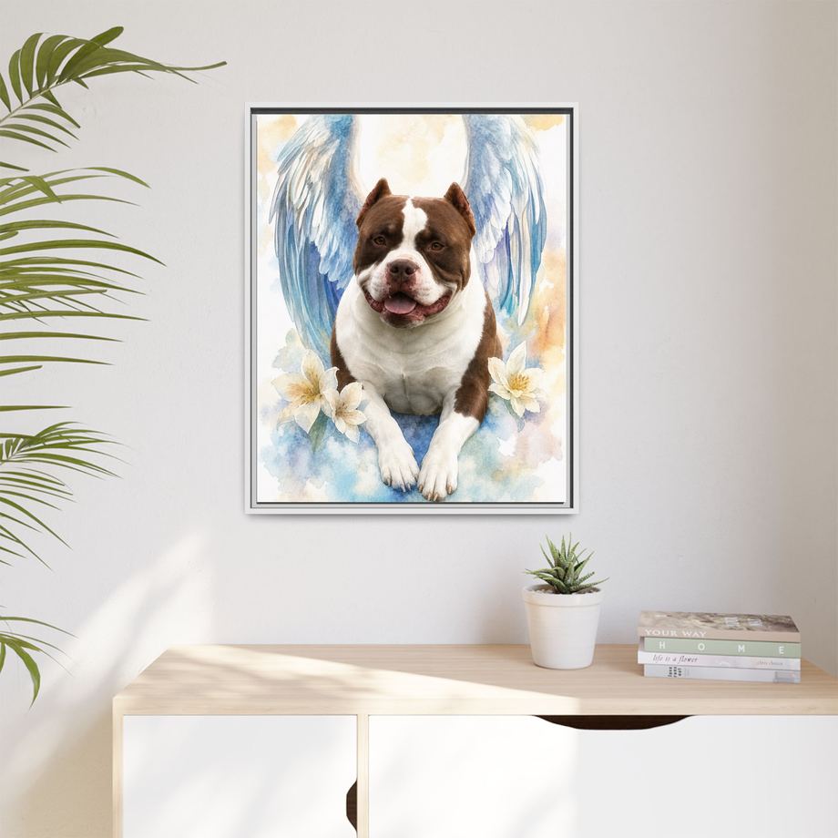 Framed 24x30 White context