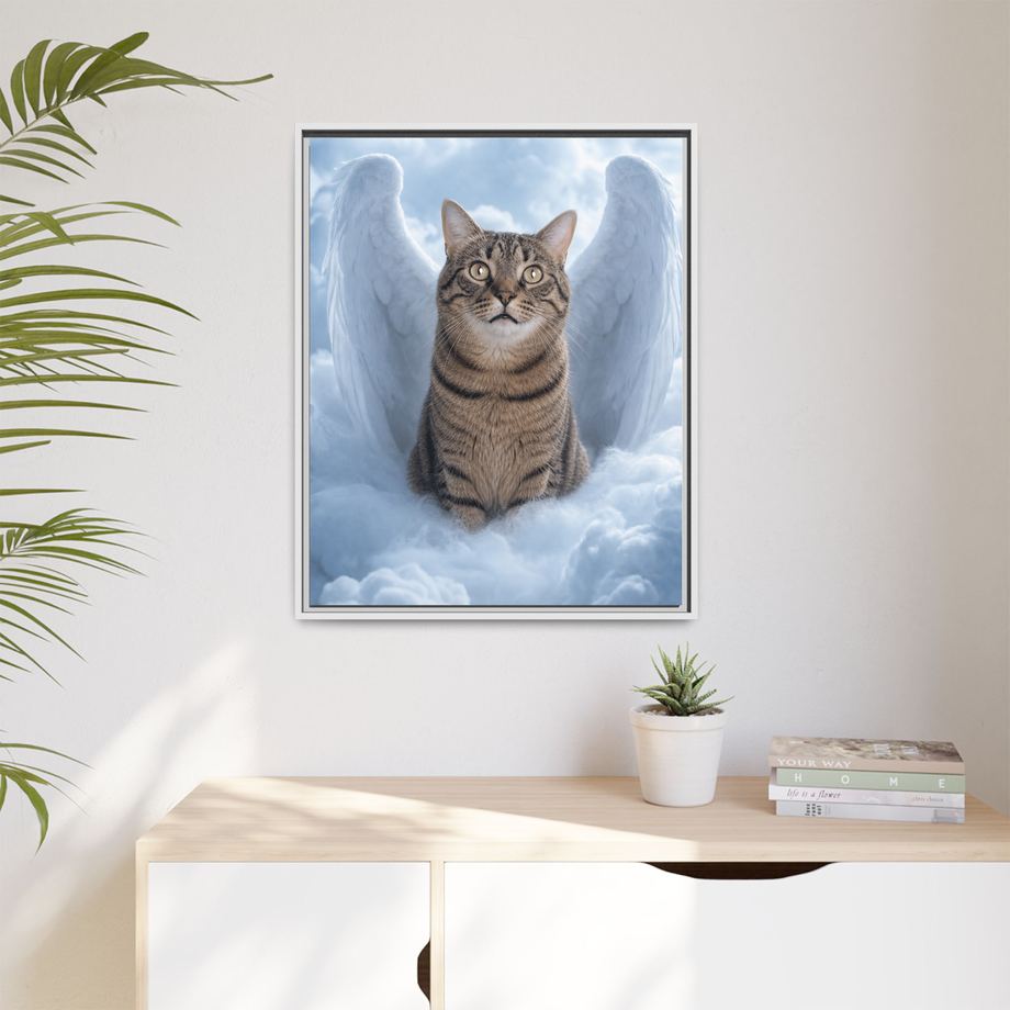 Framed 24x30 White context