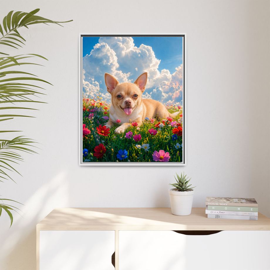 Framed 24x30 White context