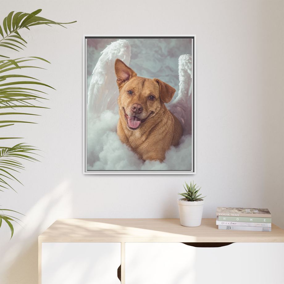 Framed 24x30 White context