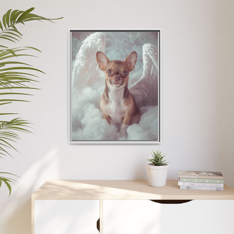 Framed 24x30 White context