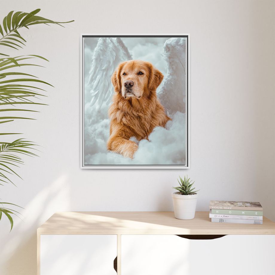 Framed 24x30 White context