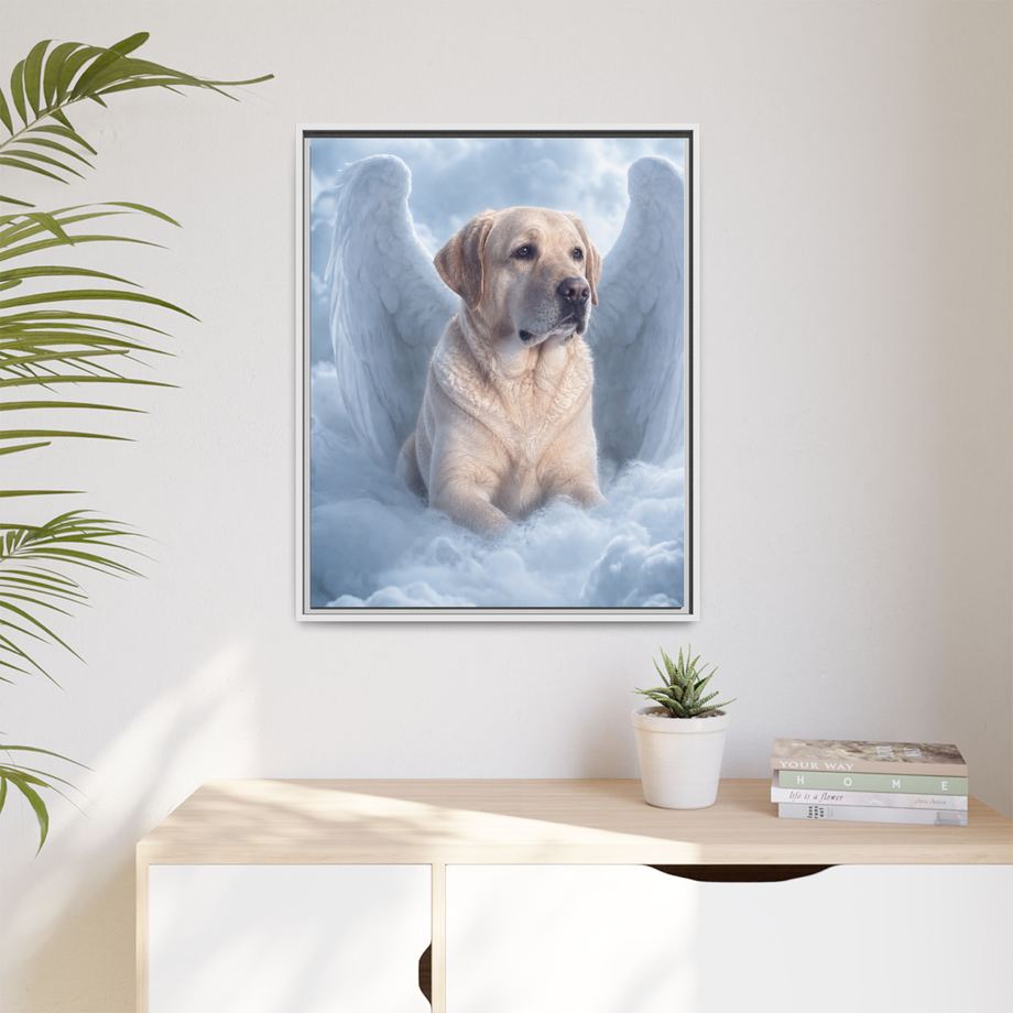 Framed 24x30 White context