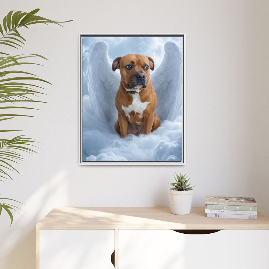 Framed 24x30 White context