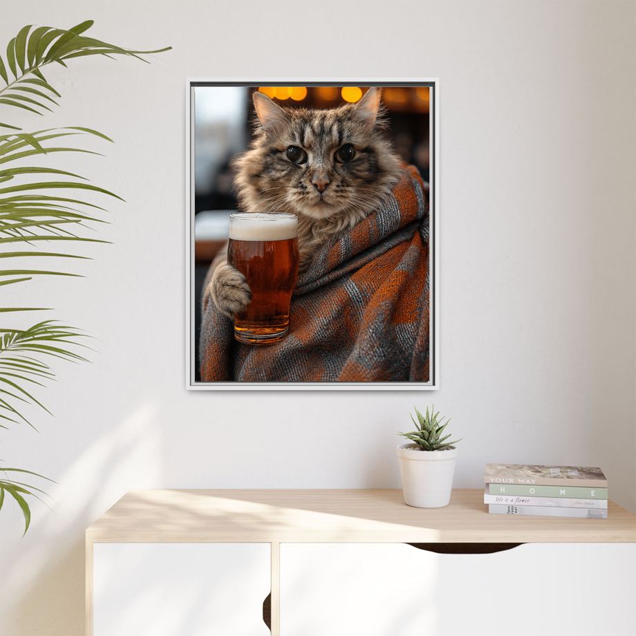 Framed 24x30 White context