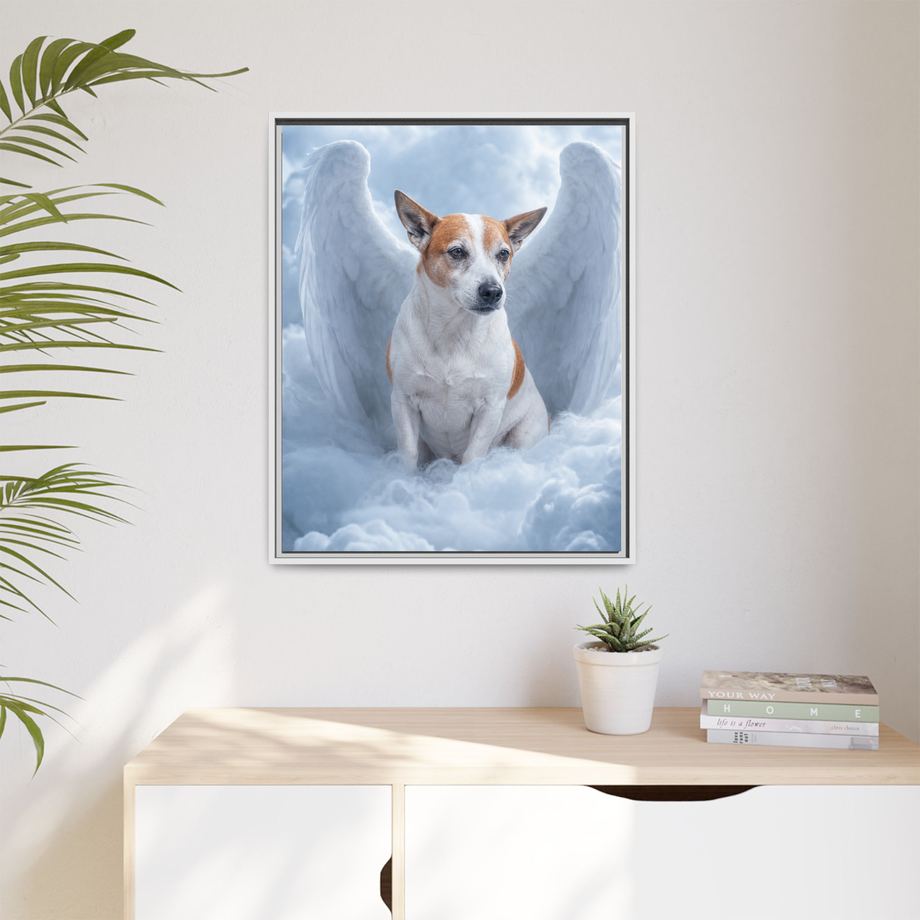 Framed 24x30 White context
