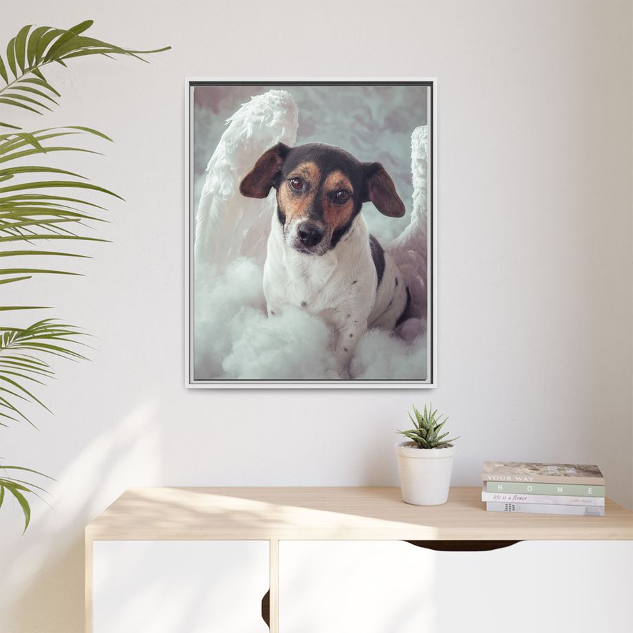 Framed 24x30 White context