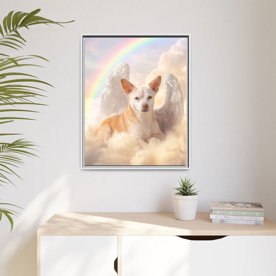 Framed 24x30 White context