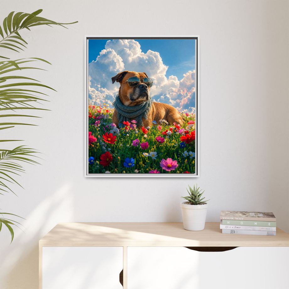Framed 24x30 White context