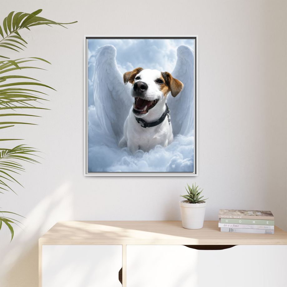 Framed 24x30 White context