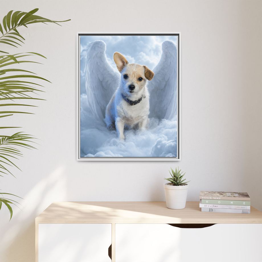 Framed 24x30 White context