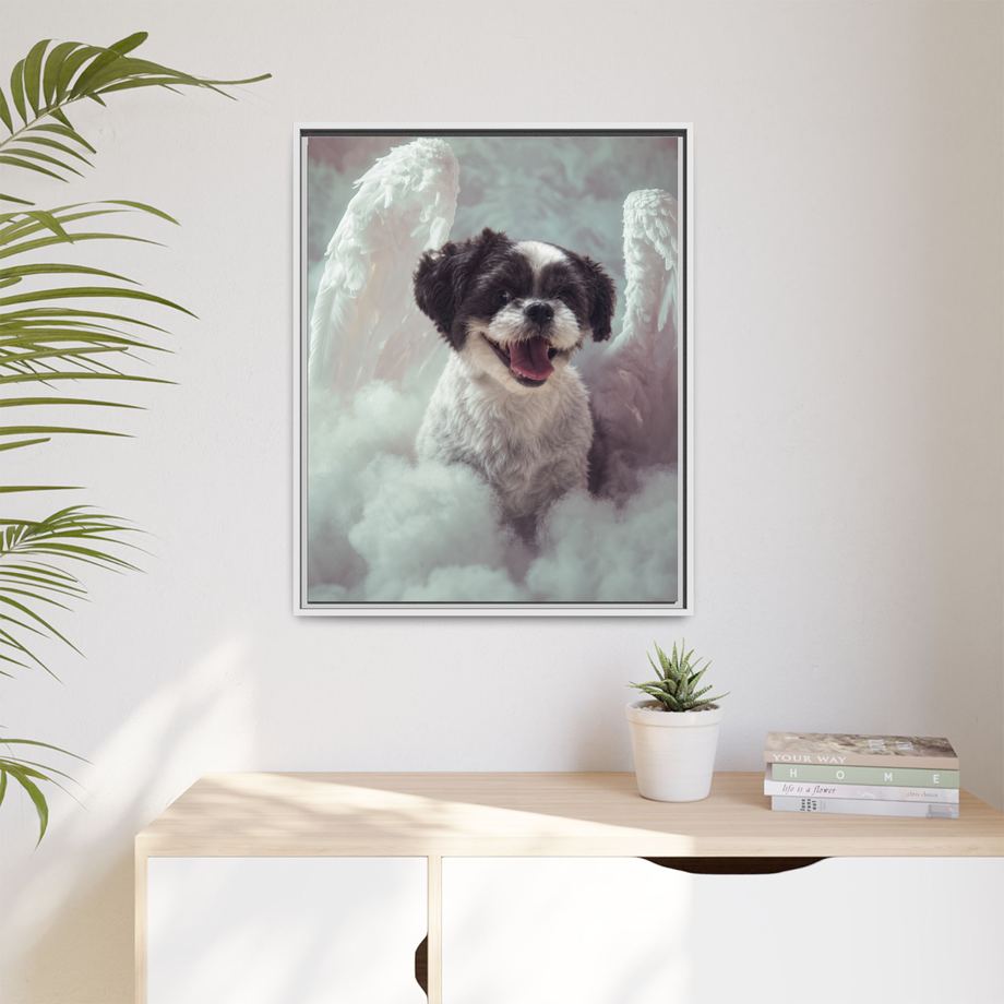 Framed 24x30 White context
