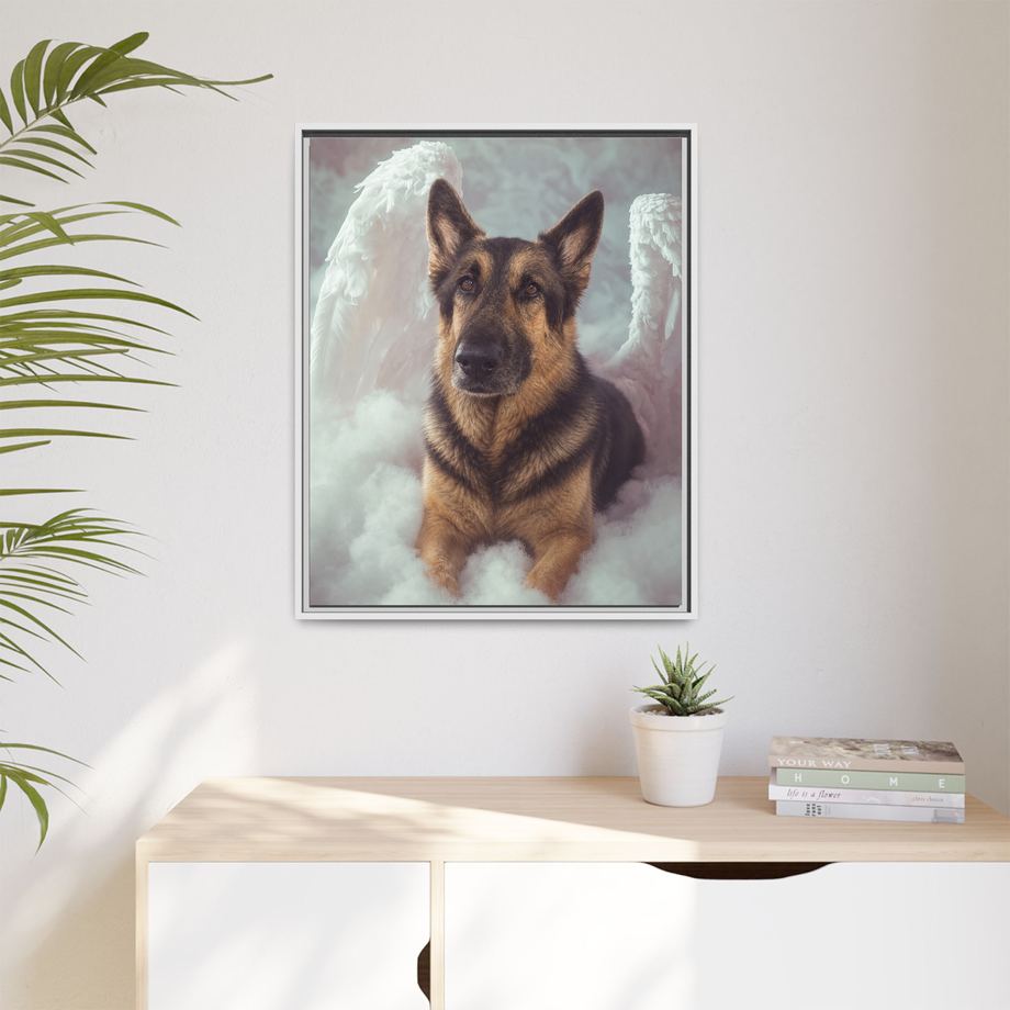 Framed 24x30 White context
