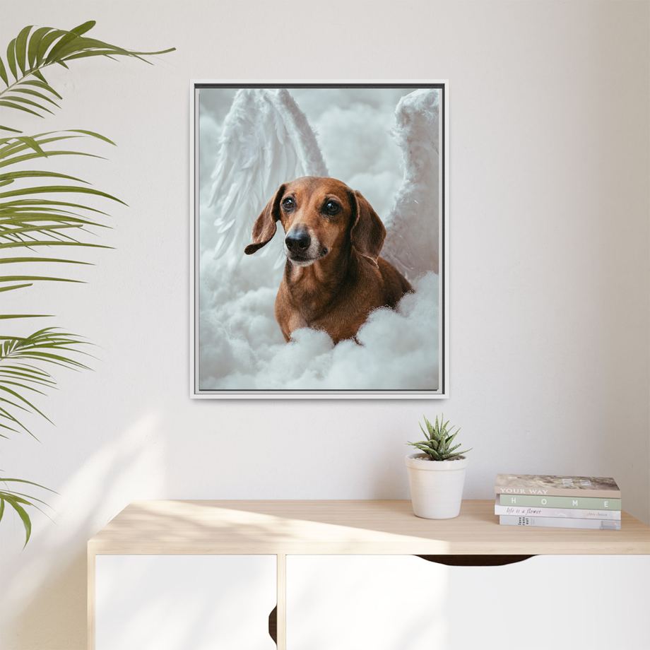 Framed 24x30 White context