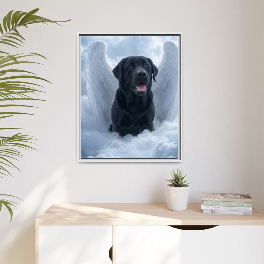 Framed 24x30 White context