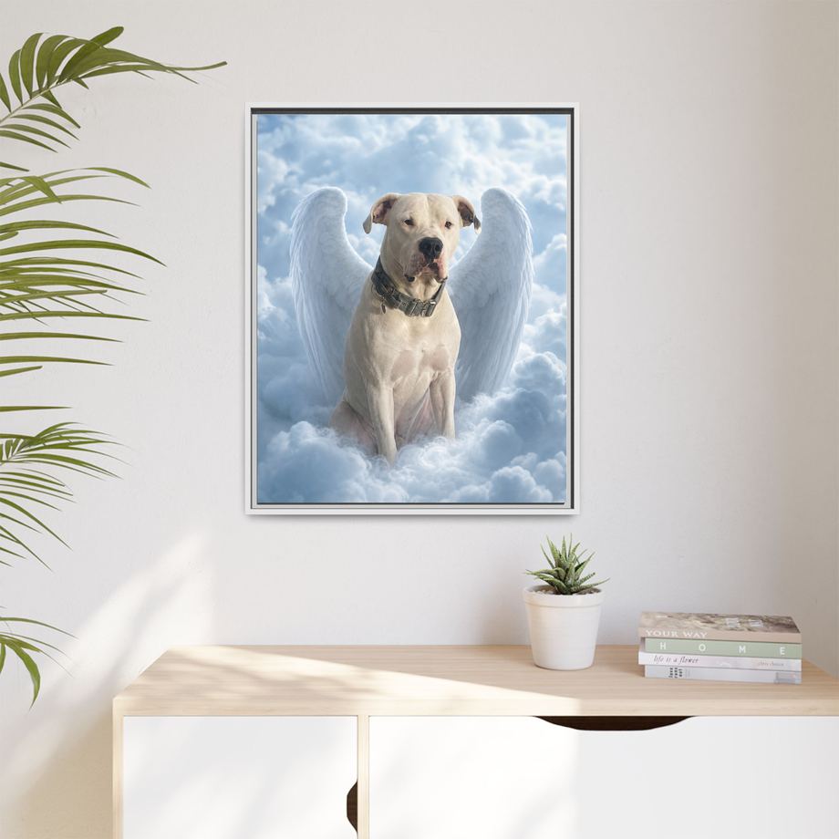 Framed 24x30 White context