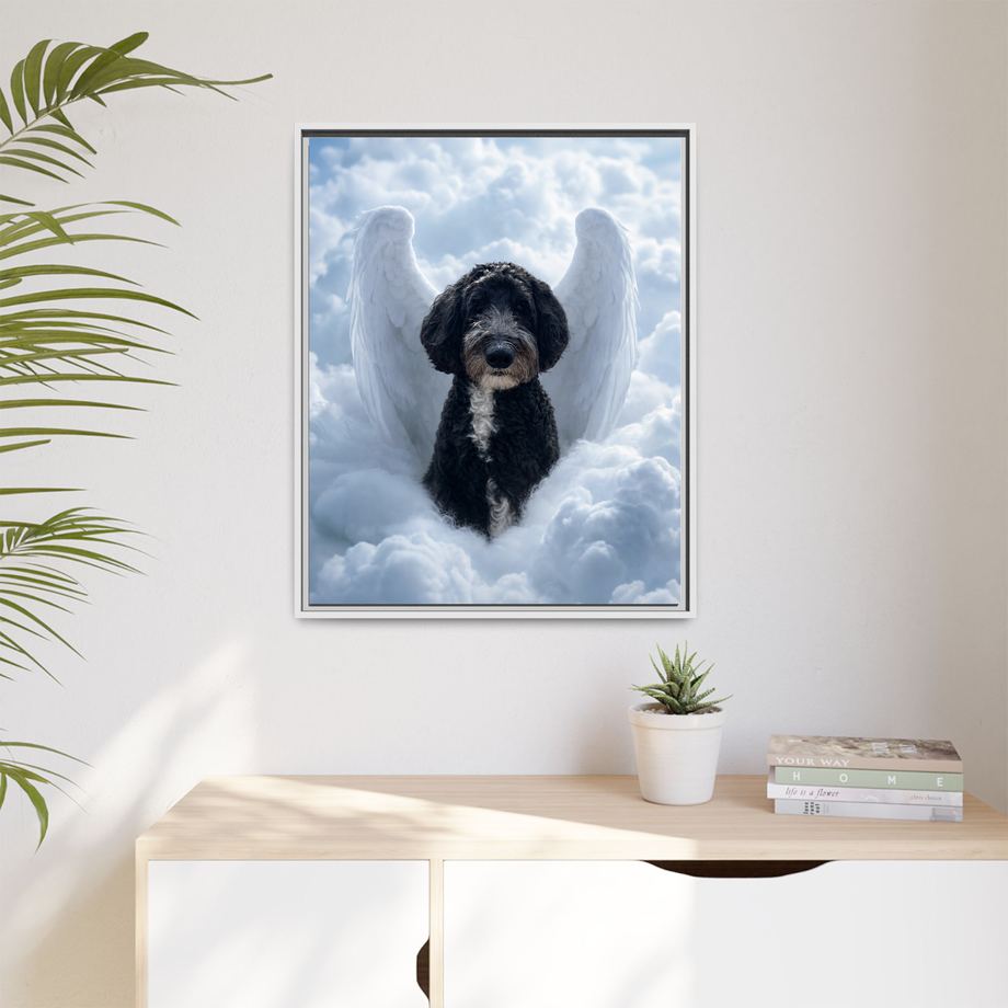 Framed 24x30 White context