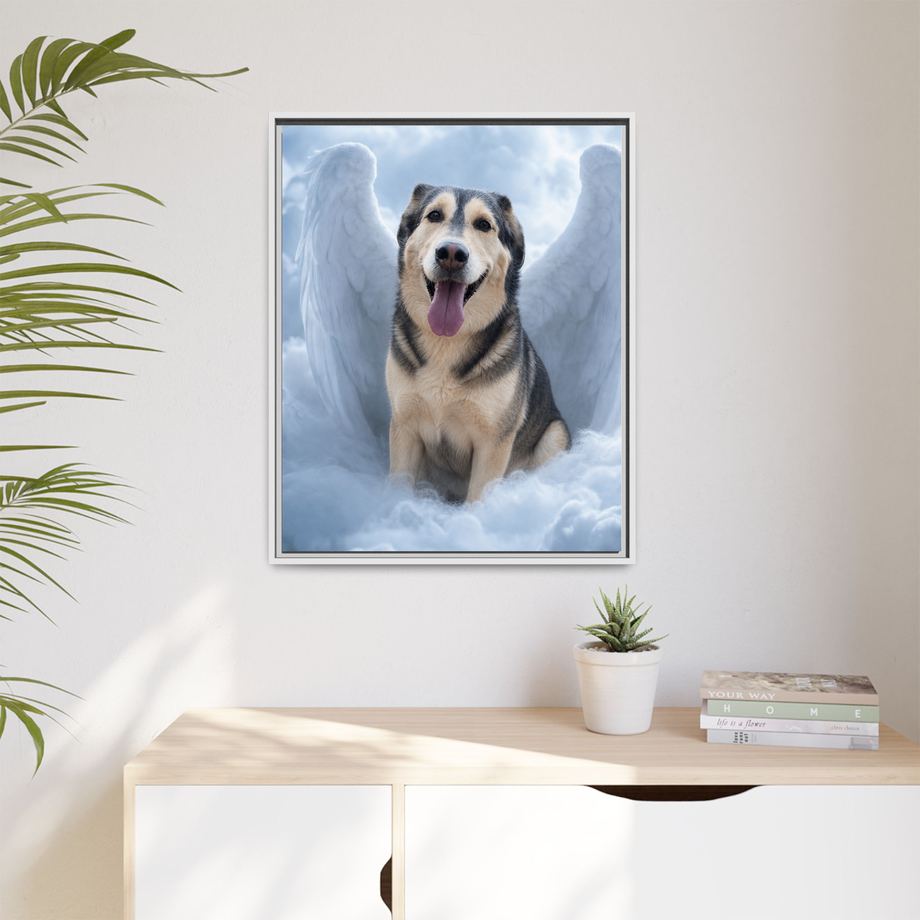 Framed 24x30 White context