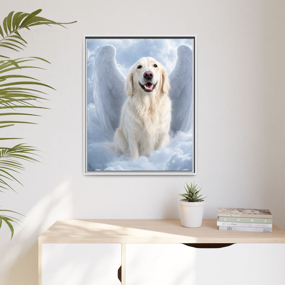 Framed 24x30 White context