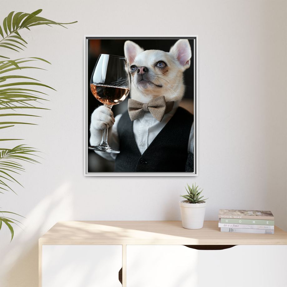 Framed 24x30 White context