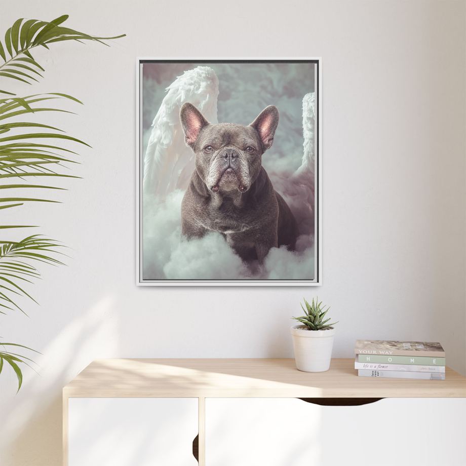 Framed 24x30 White context