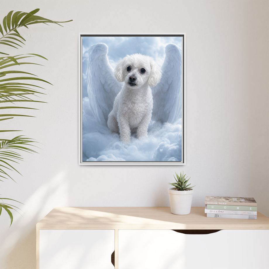 Framed 24x30 White context