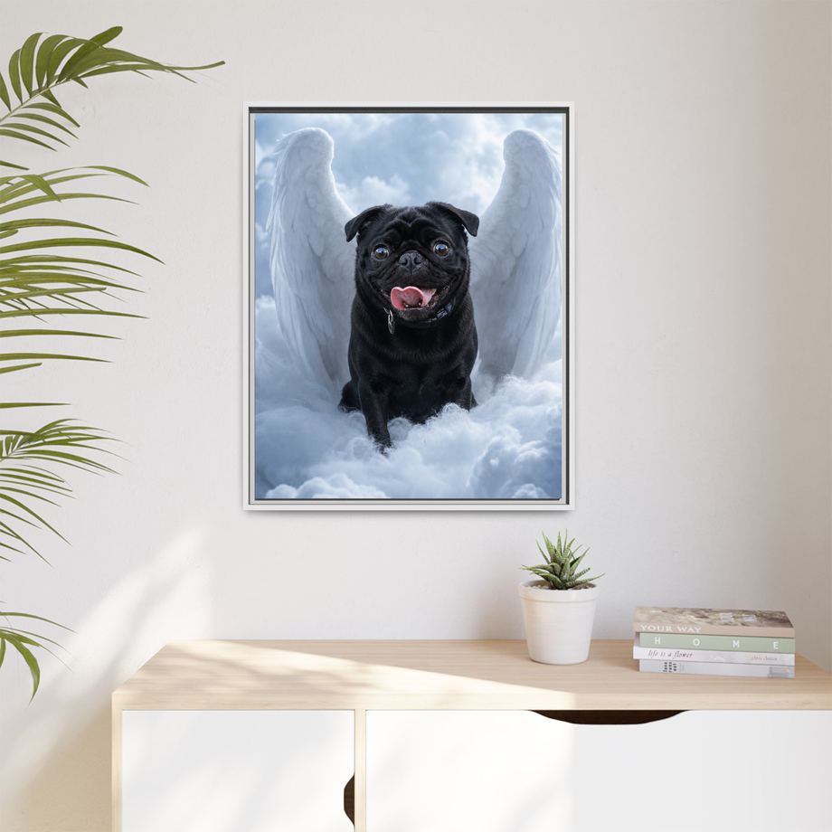 Framed 24x30 White context