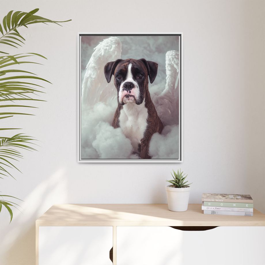 Framed 24x30 White context