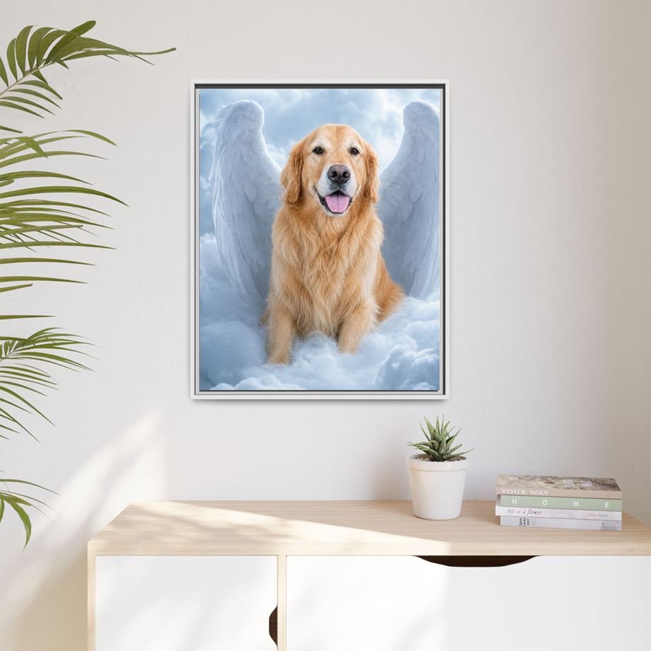 Framed 24x30 White context